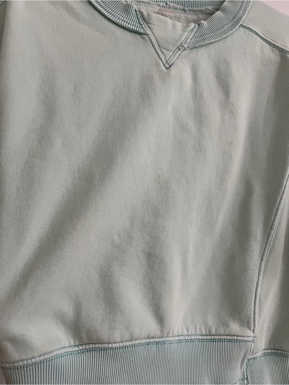 FP Movement by Free People Mint Green Cropped Crewneck Sweatshirt - Picture 5 of 5